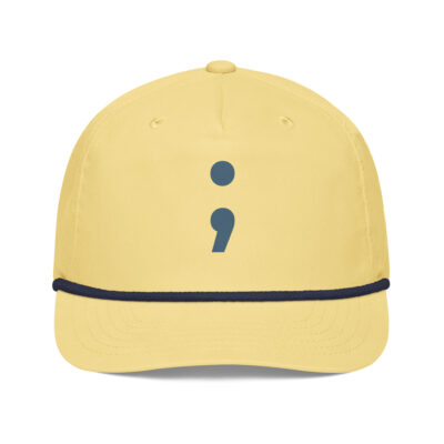 Mental Health Golf Rope Hat