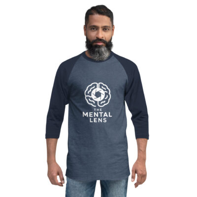 The Mental Lens 3/4 sleeve raglan shirt