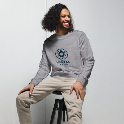 The Mental Lens Dark Logo Organic Sweatshirt