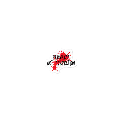 Progress Not Perfection Sticker